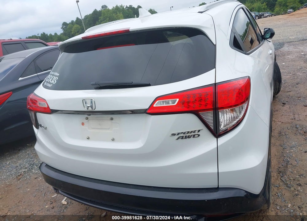 2021 HONDA HR-V AWD SPORT VIN: 3CZRU6H11MM755537