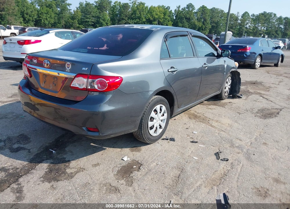 2011 TOYOTA COROLLA LE VIN: 2T1BU4EE0BC694111