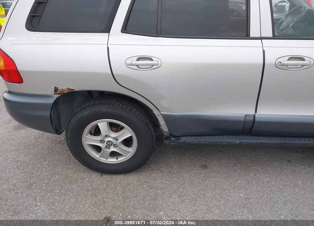 2004 HYUNDAI SANTA FE GLS/LX VIN: KM8SC73E04U822405