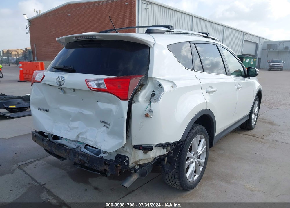 2013 TOYOTA RAV4 LIMITED VIN: JTMDFREV3D5015870