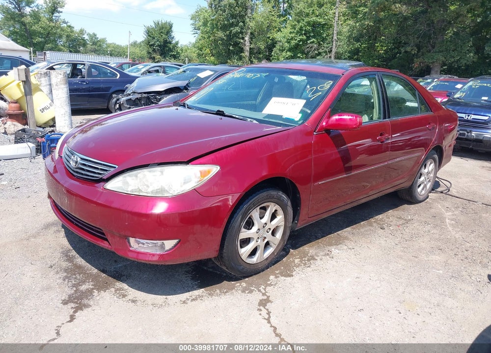 2005 TOYOTA CAMRY LE V6/XLE V6 VIN: 4T1BF30K55U101833