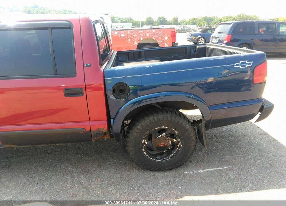2001 CHEVROLET S-10 LS VIN: 1GCDT13W91K211041