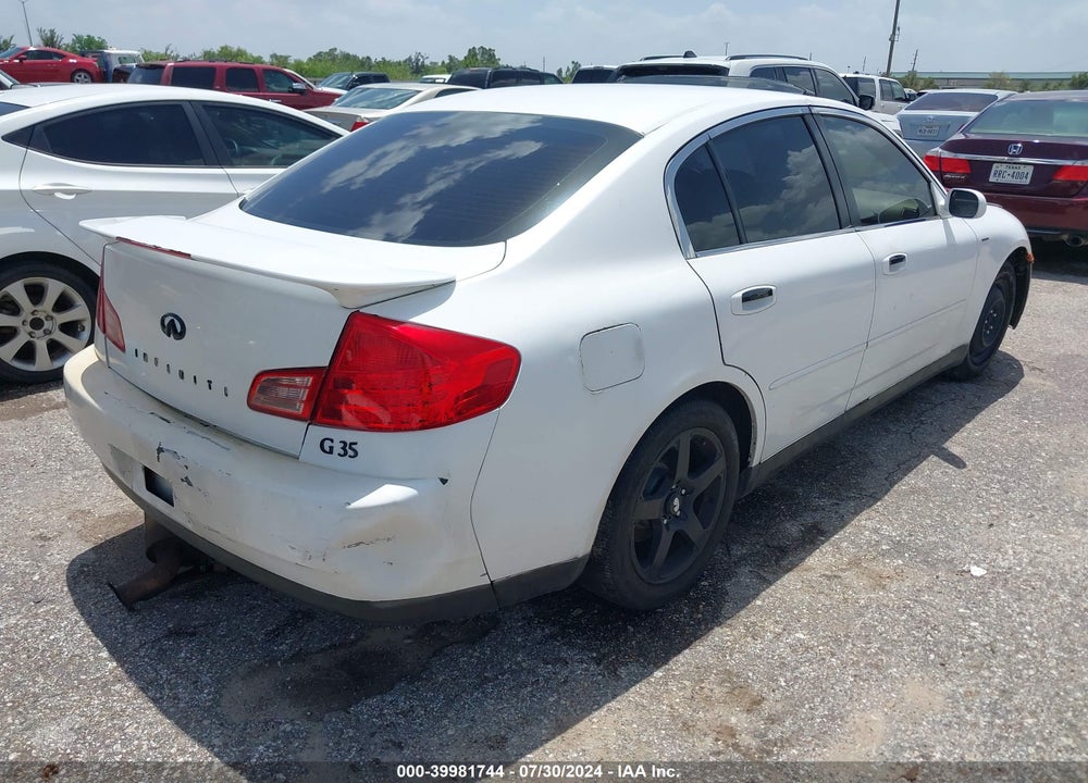 2004 INFINITI G35 VIN: JNKCV51E44M112853