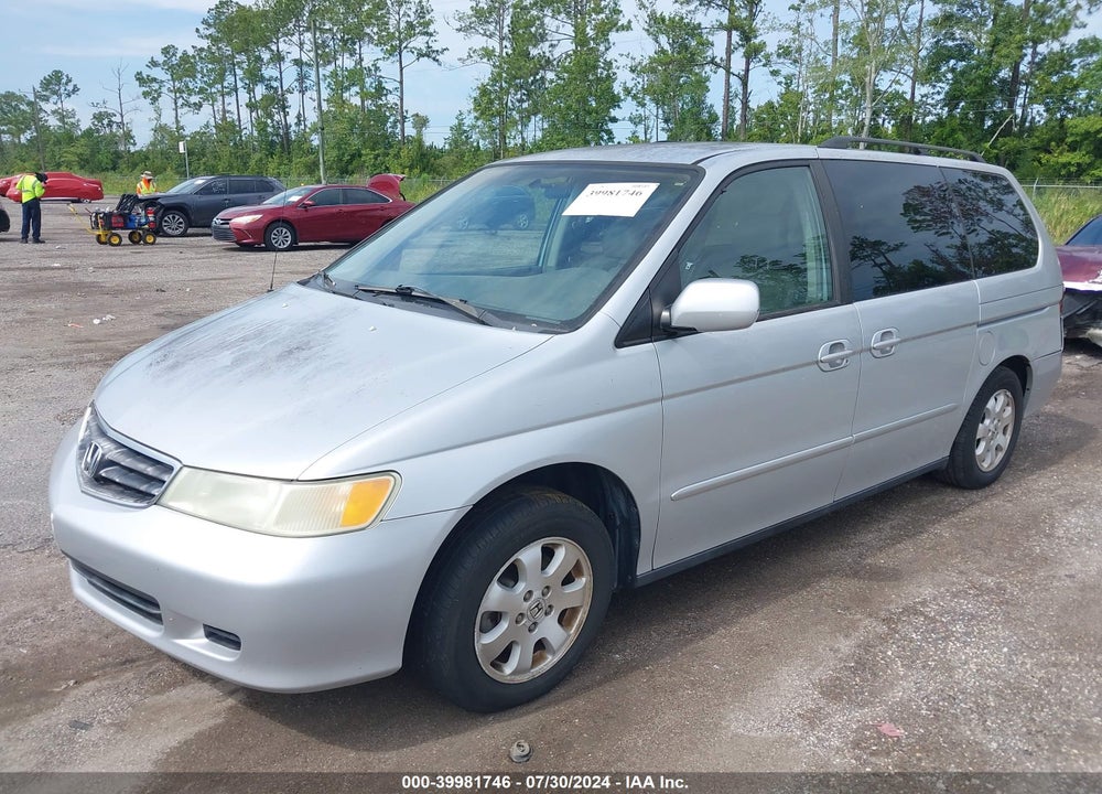 2002 HONDA ODYSSEY EX-L VIN: 2HKRL18042H514481