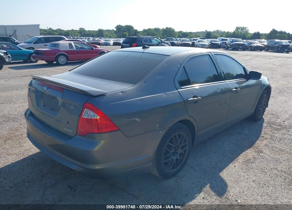 2011 FORD FUSION SE VIN: 3FAHP0HG5BR139386