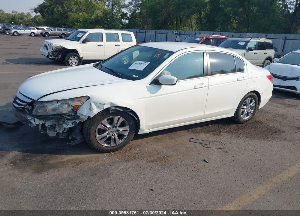 2012 HONDA ACCORD 2.4 SE VIN: 1HGCP2F64CA189039