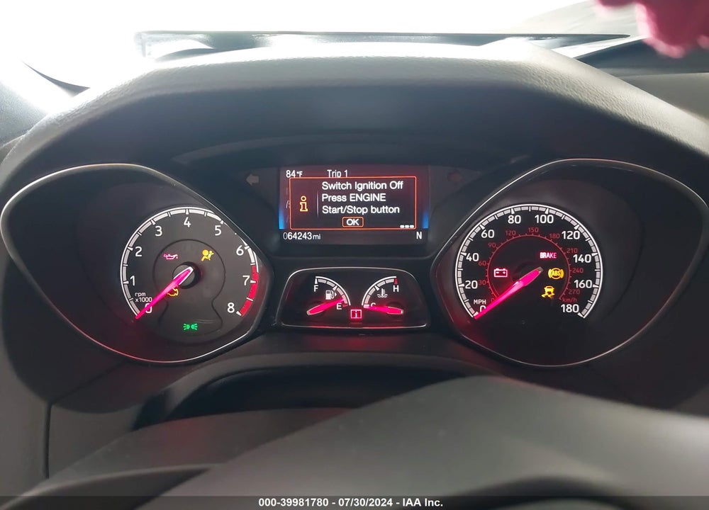 2017 FORD FOCUS ST VIN: 1FADP3L94HL328353