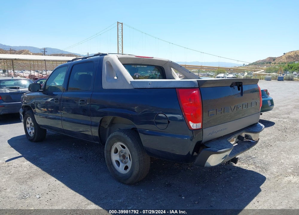 2006 CHEVROLET AVALANCHE 1500 LS VIN: 3GNEC12Z96G243252