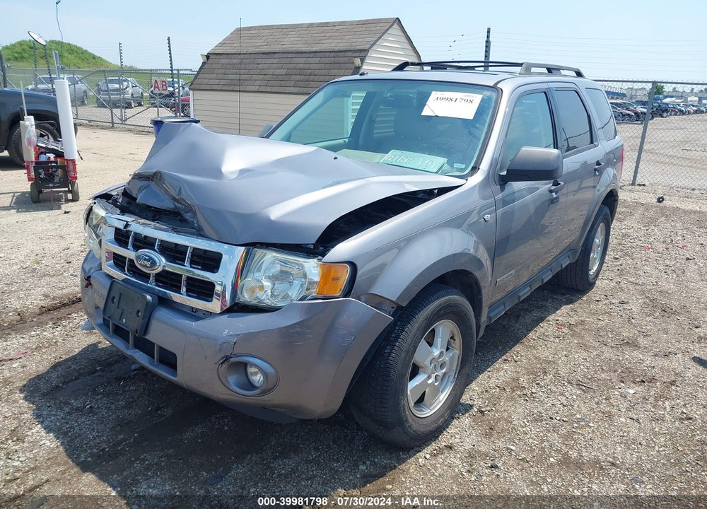 2008 FORD ESCAPE XLT VIN: 1FMCU03148KB27710