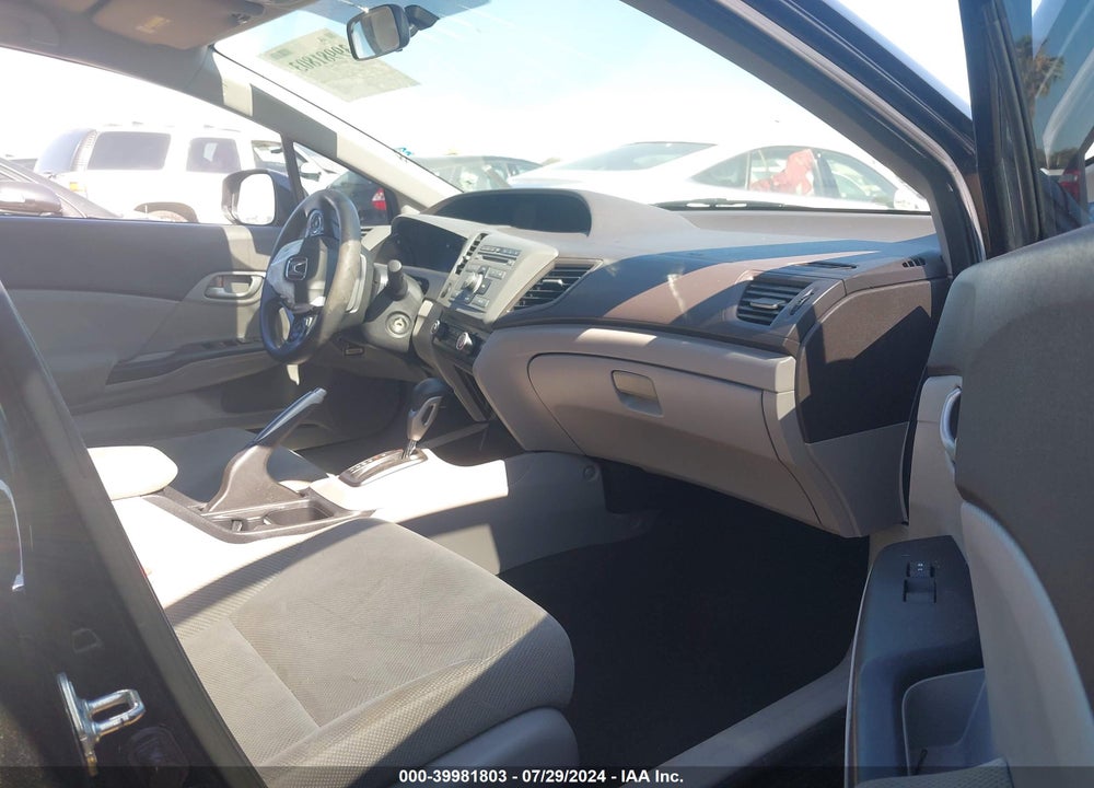 2012 HONDA CIVIC LX VIN: 19XFB2F59CE301106