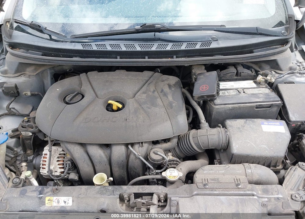 2012 HYUNDAI ELANTRA LIMITED (ULSAN PLANT) VIN: KMHDH4AEXCU407795
