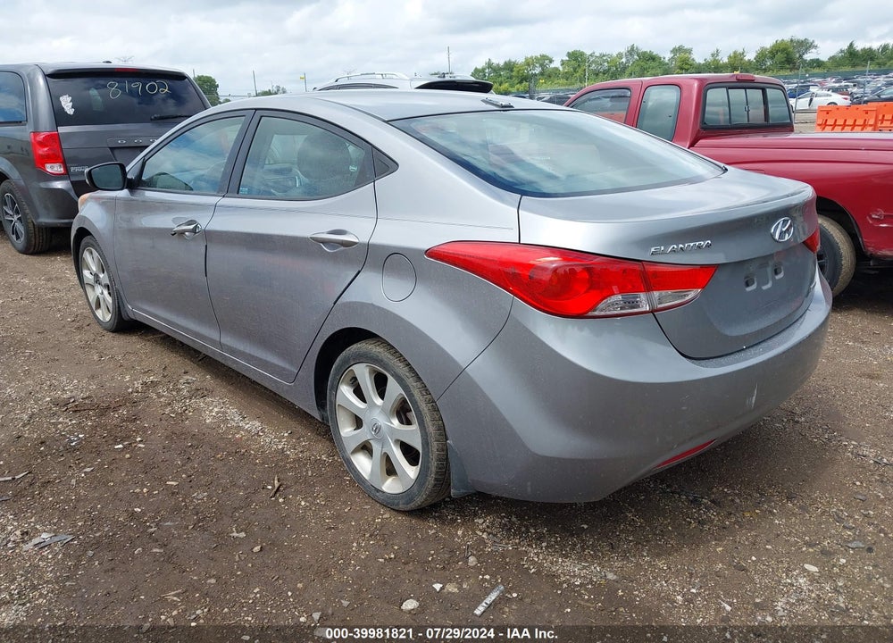 2012 HYUNDAI ELANTRA LIMITED (ULSAN PLANT) VIN: KMHDH4AEXCU407795