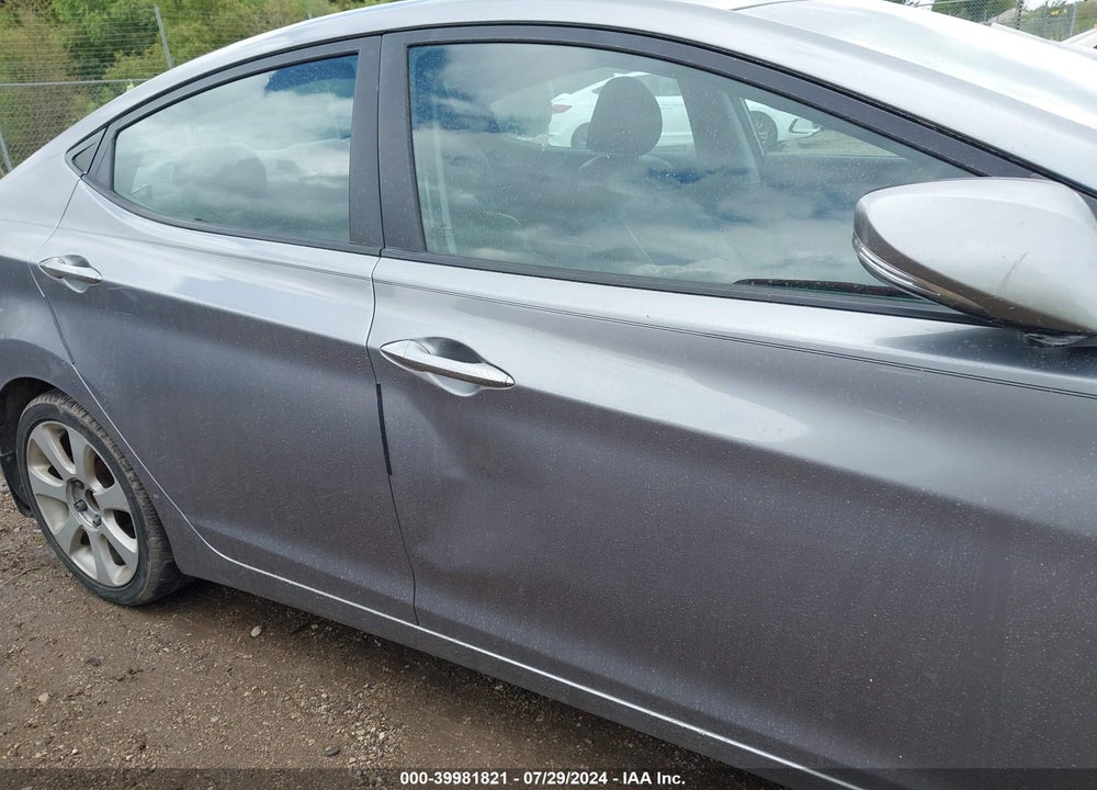 2012 HYUNDAI ELANTRA LIMITED (ULSAN PLANT) VIN: KMHDH4AEXCU407795