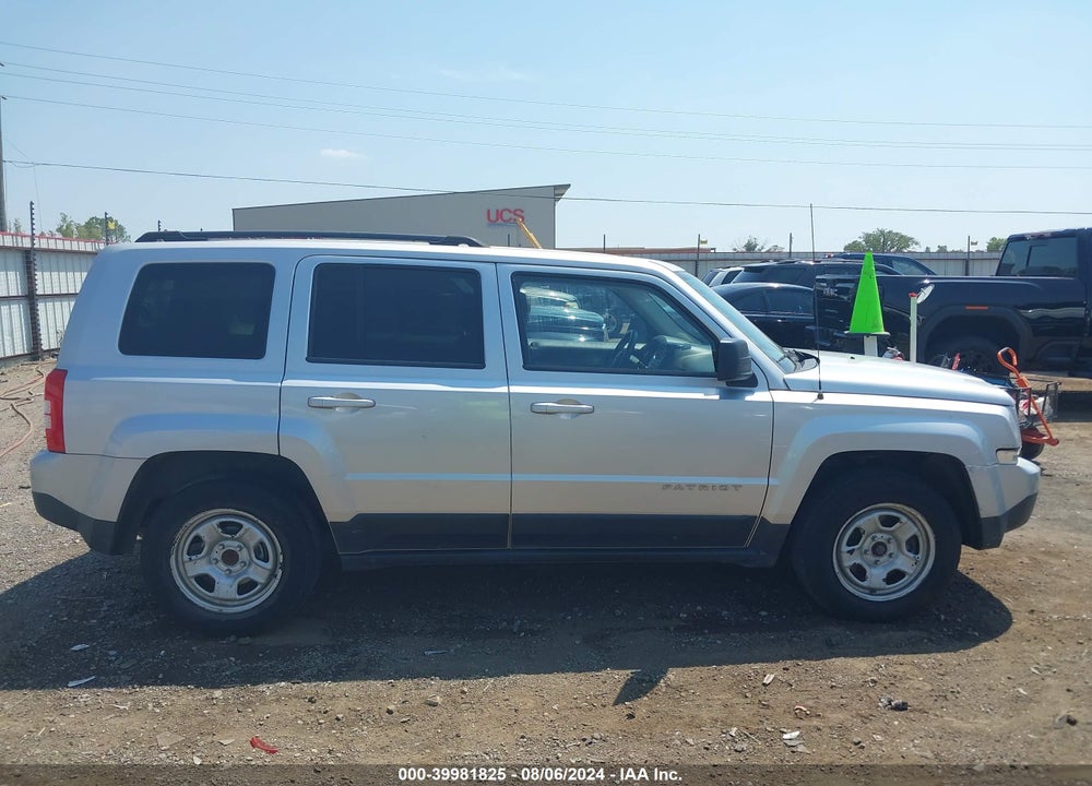 2014 JEEP PATRIOT SPORT VIN: 1C4NJPBA1ED599346