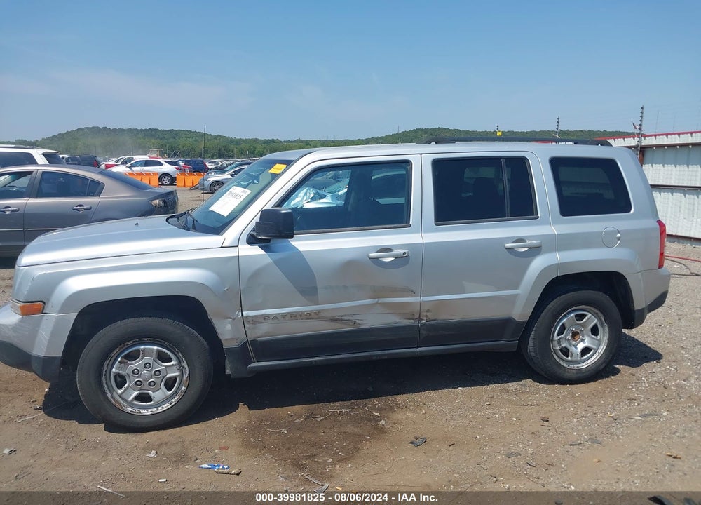 2014 JEEP PATRIOT SPORT VIN: 1C4NJPBA1ED599346