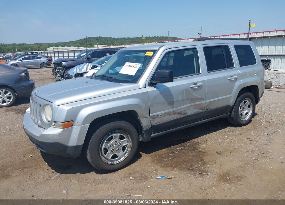 2014 JEEP PATRIOT SPORT VIN: 1C4NJPBA1ED599346