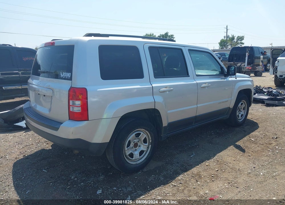 2014 JEEP PATRIOT SPORT VIN: 1C4NJPBA1ED599346