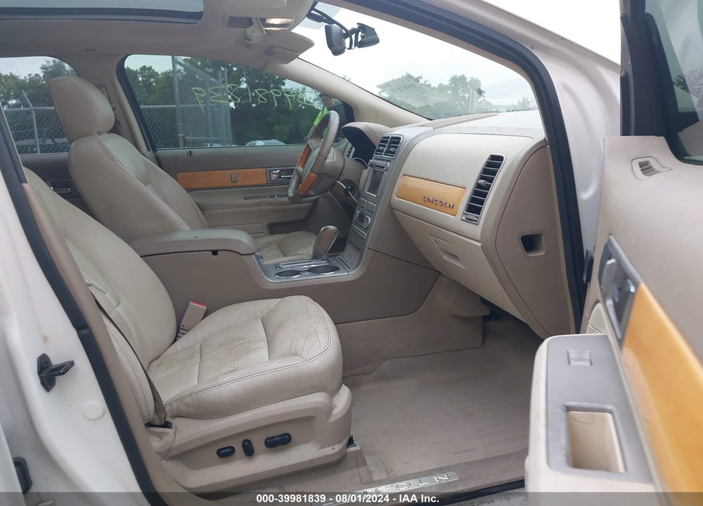 2007 LINCOLN MKX VIN: 2LMDU68C67BJ26167