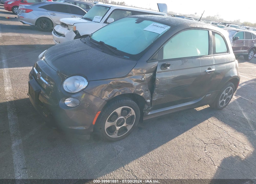 2018 FIAT 500E BATTERY ELECTRIC VIN: 3C3CFFGE4JT377486