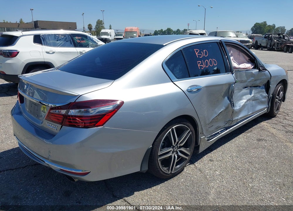 2017 HONDA ACCORD VIN: 1HGCR2F12HA291803