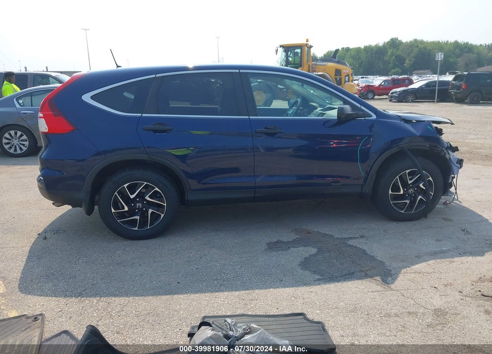 2016 HONDA CR-V SE VIN: 5J6RM4H45GL063706
