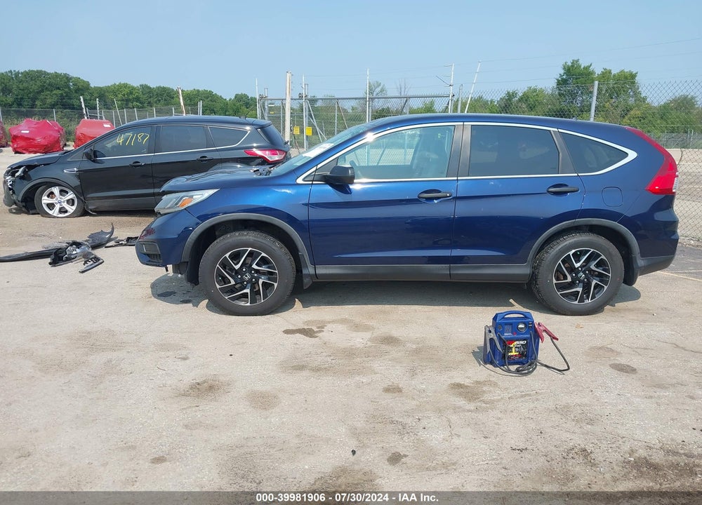 2016 HONDA CR-V SE VIN: 5J6RM4H45GL063706