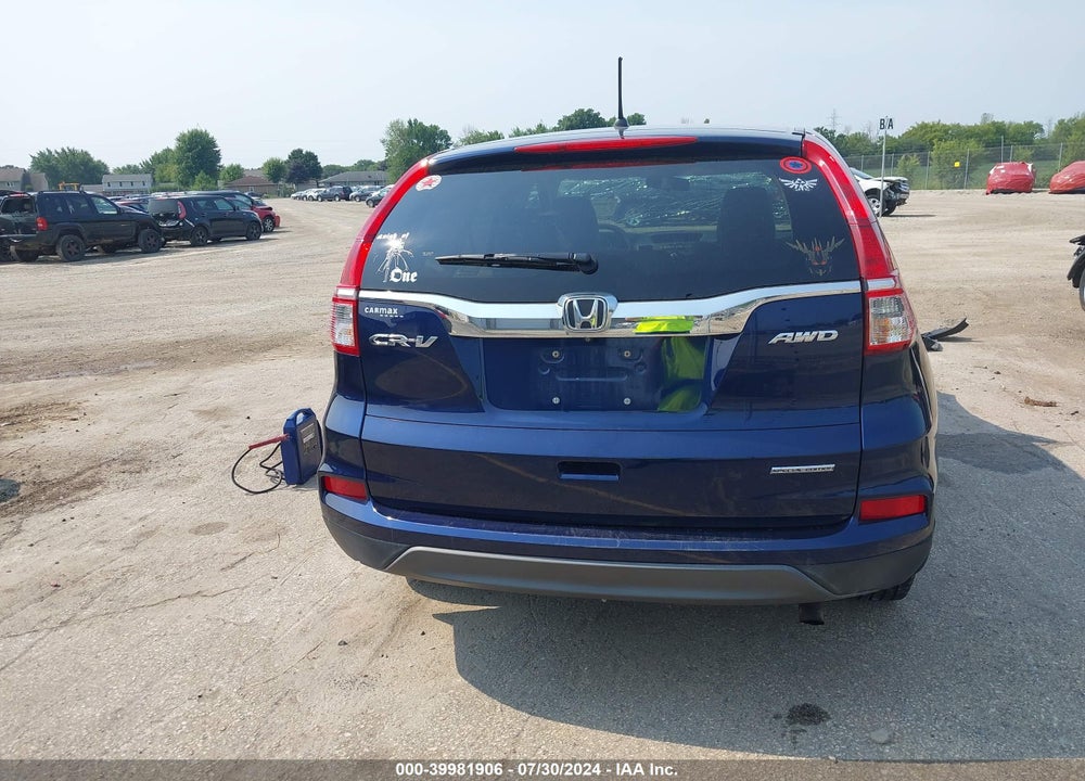 2016 HONDA CR-V SE VIN: 5J6RM4H45GL063706