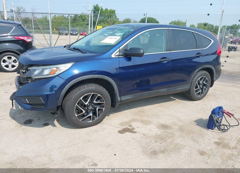 2016 HONDA CR-V SE VIN: 5J6RM4H45GL063706