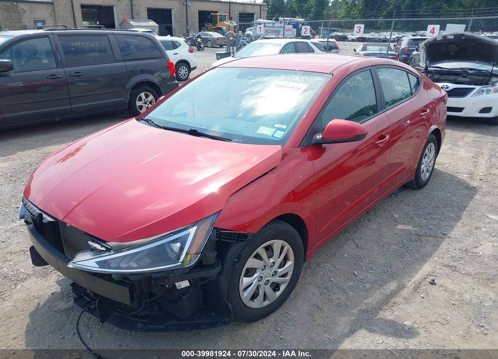 2019 HYUNDAI ELANTRA SE VIN: 5NPD74LF6KH449631