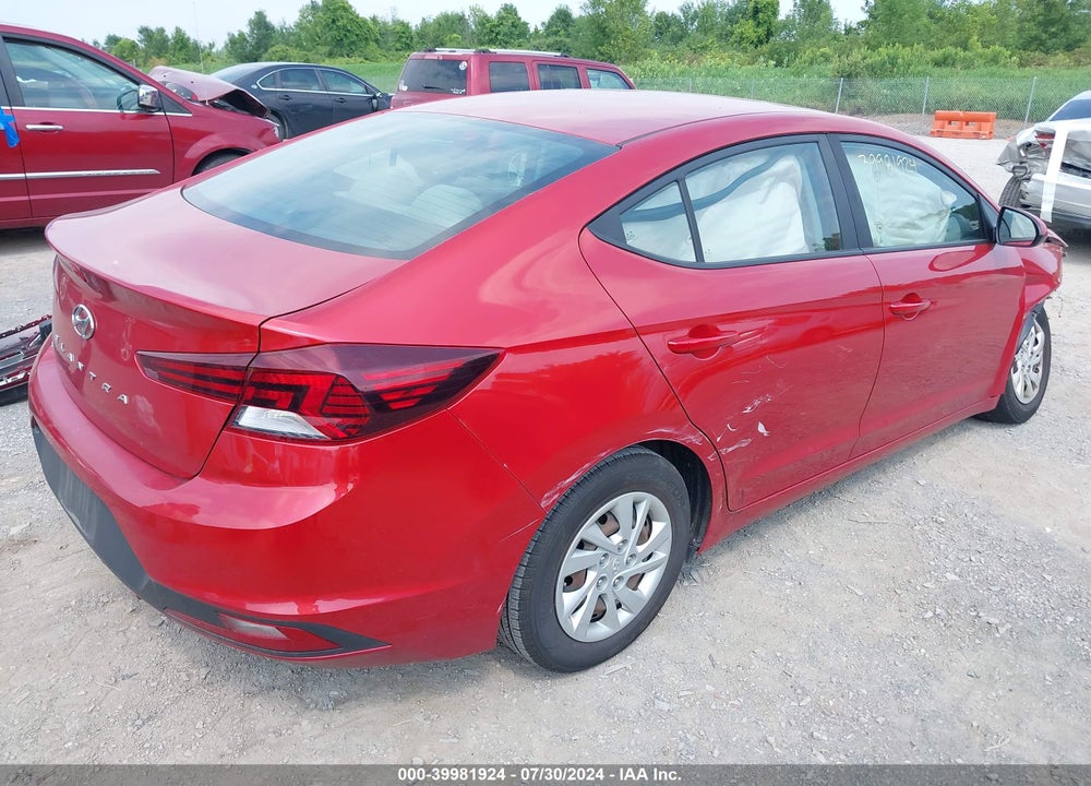 2019 HYUNDAI ELANTRA SE VIN: 5NPD74LF6KH449631