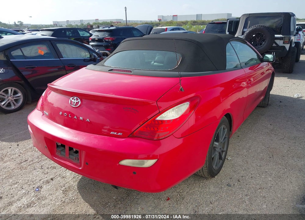 2007 TOYOTA CAMRY SOLARA SLE VIN: 4T1FA38P57U113824