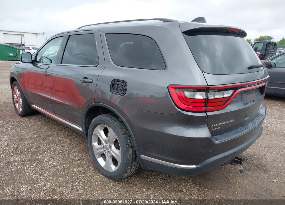 2014 DODGE DURANGO LIMITED VIN: 1C4RDJDG3EC508476