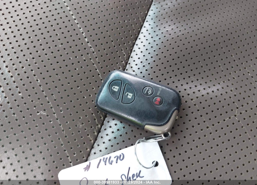 2012 LEXUS 460 VIN: JTJBM7FX7C5038405