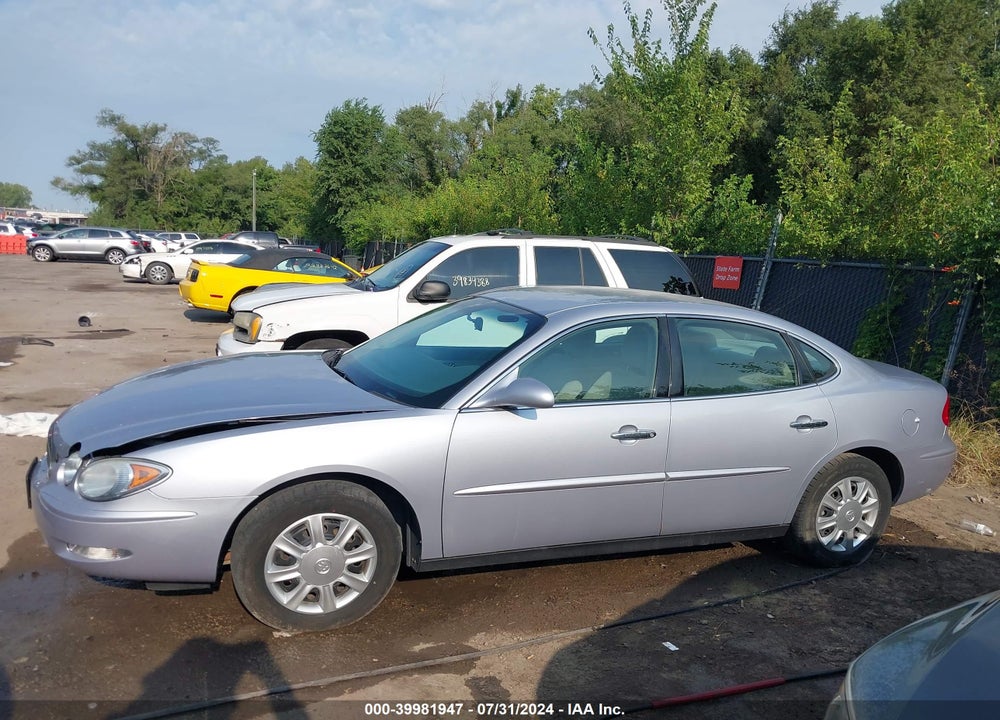 2005 BUICK LACROSSE CX VIN: 2G4WC532951300381