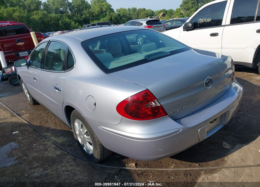 2005 BUICK LACROSSE CX VIN: 2G4WC532951300381