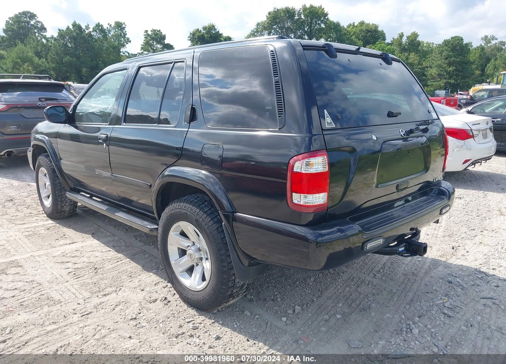 2002 NISSAN PATHFINDER LE/SE VIN: JN8DR09Y32W709901