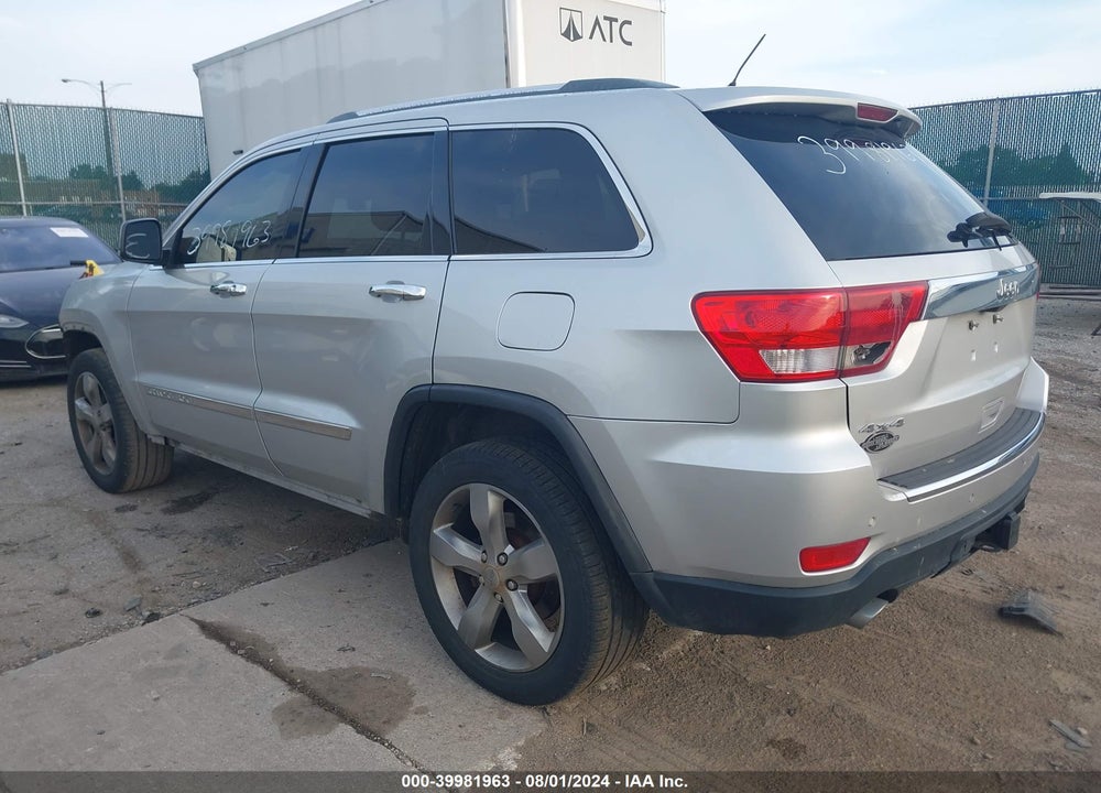 2012 JEEP GRAND CHEROKEE OVERLAND VIN: 1C4RJFCT8CC149921