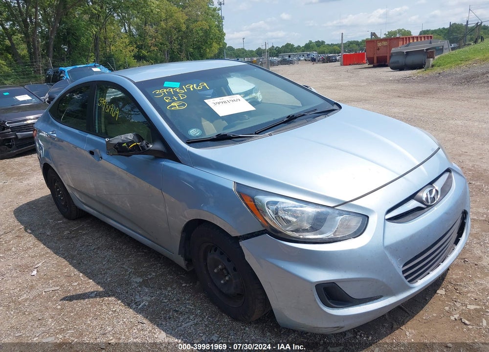 2013 HYUNDAI ACCENT GLS VIN: KMHCT4AEXDU553688