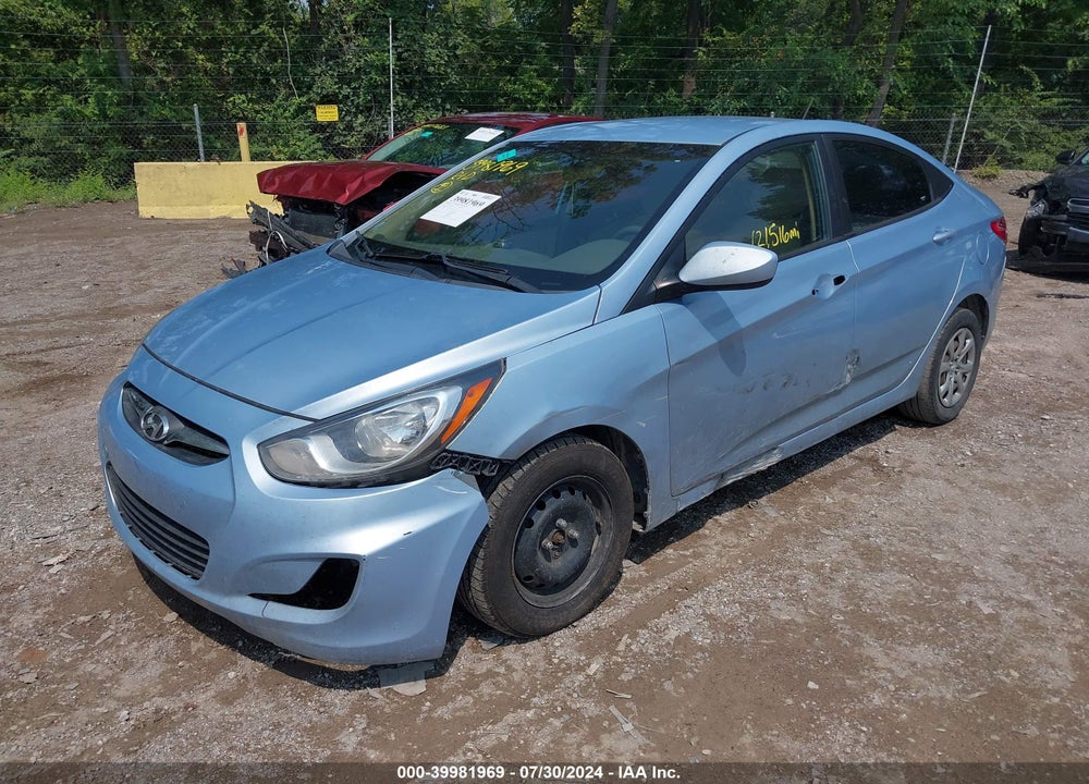 2013 HYUNDAI ACCENT GLS VIN: KMHCT4AEXDU553688
