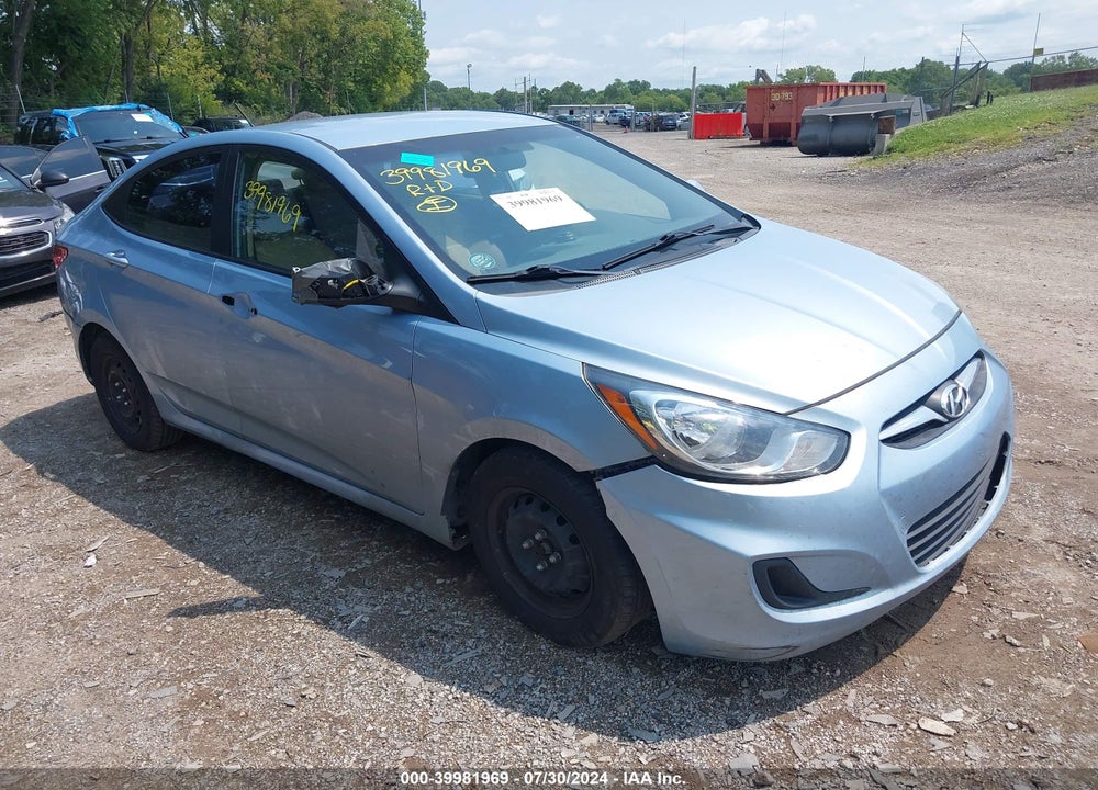 2013 HYUNDAI ACCENT GLS VIN: KMHCT4AEXDU553688