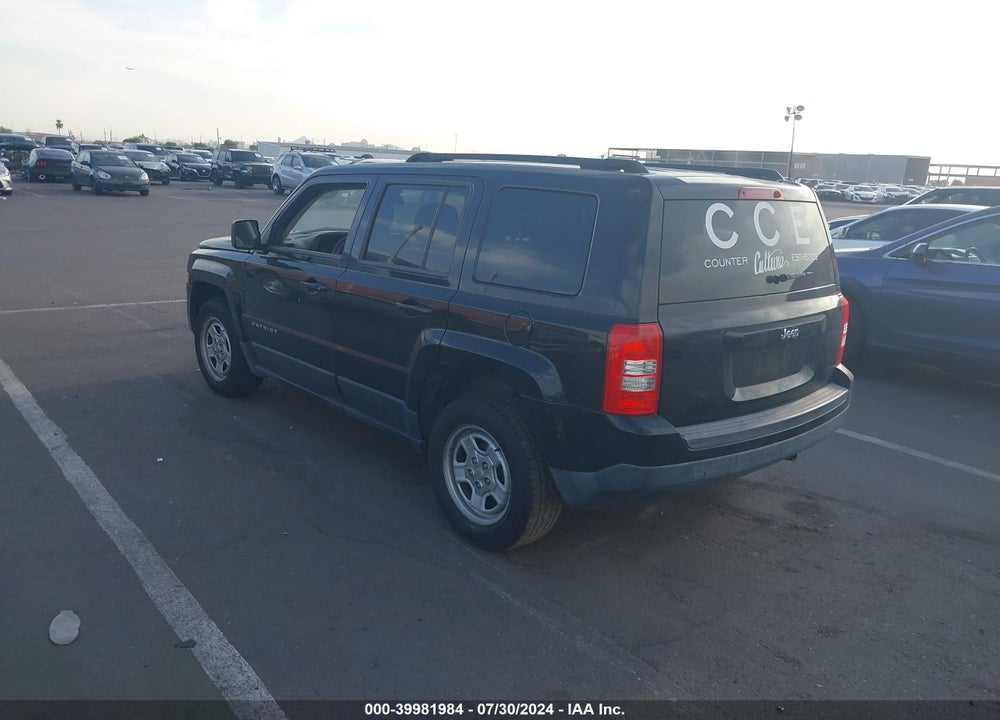 2014 JEEP PATRIOT SPORT VIN: 1C4NJPBA3ED695138