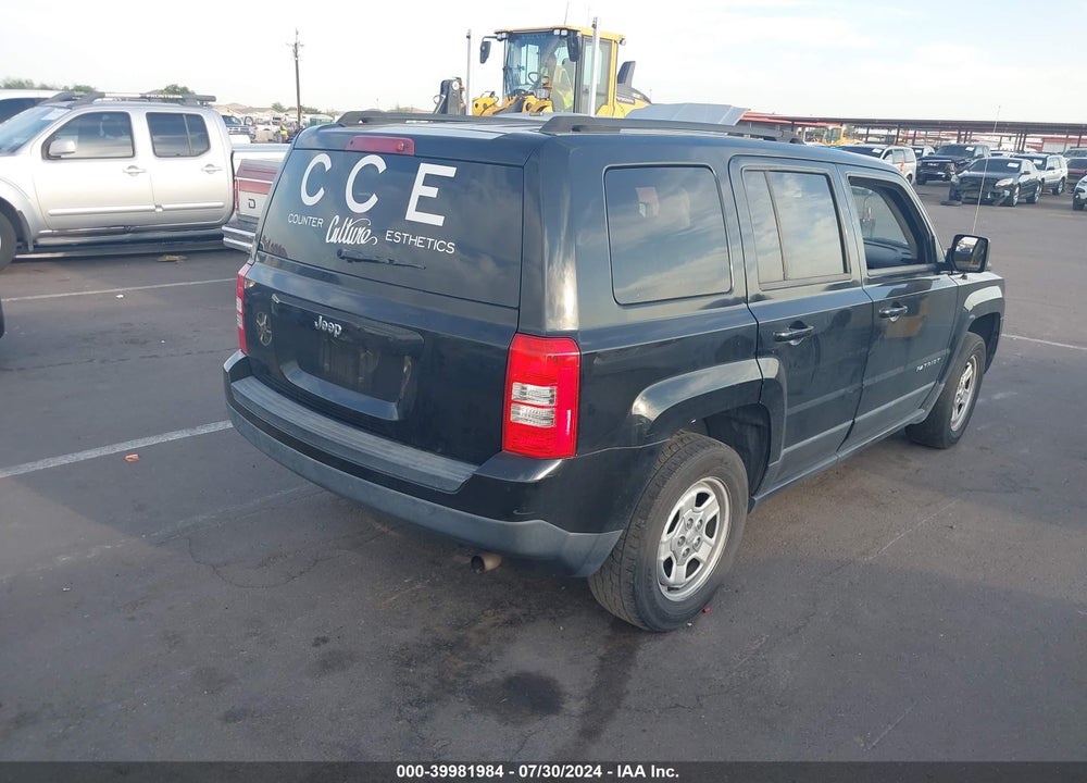 2014 JEEP PATRIOT SPORT VIN: 1C4NJPBA3ED695138