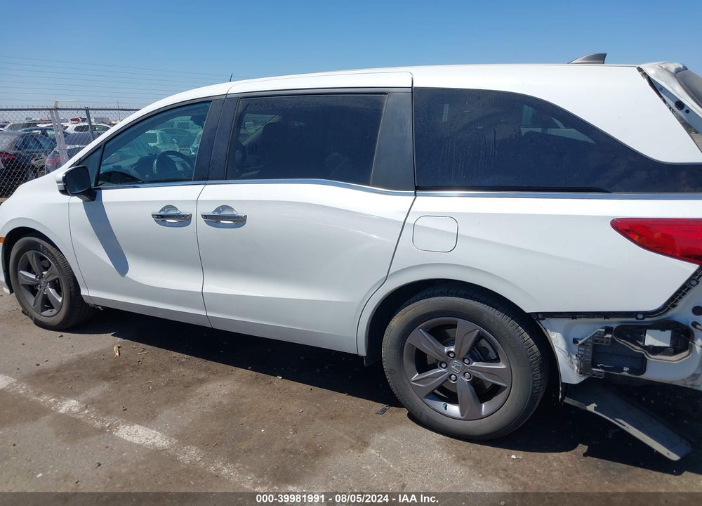 2022 HONDA ODYSSEY EX VIN: 5FNRL6H53NB020642