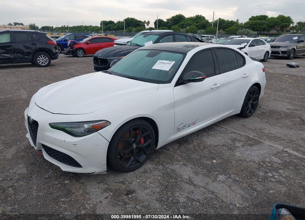 2019 ALFA ROMEO GIULIA SPORT RWD VIN: ZARFAMAN4K7612193