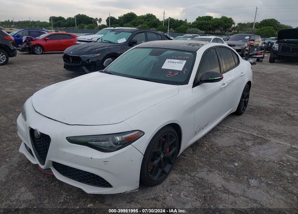 2019 ALFA ROMEO GIULIA SPORT RWD VIN: ZARFAMAN4K7612193