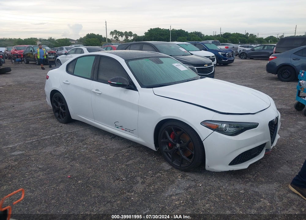 2019 ALFA ROMEO GIULIA SPORT RWD VIN: ZARFAMAN4K7612193