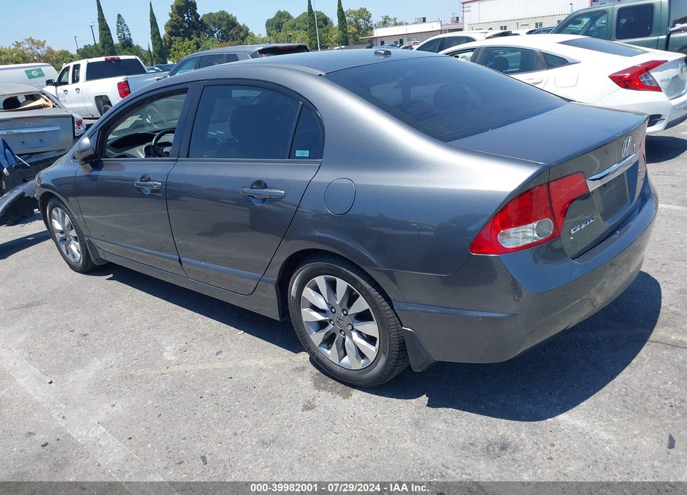 2009 HONDA CIVIC EX-L VIN: 2HGFA169X9H347641