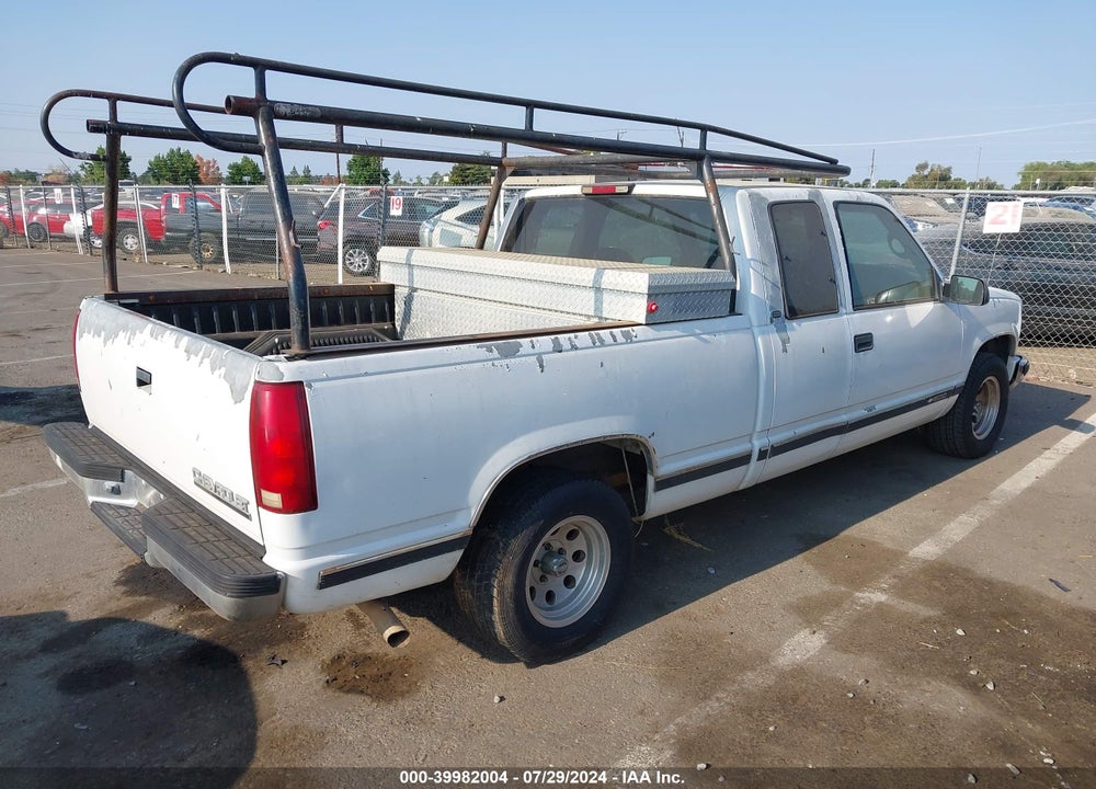 1998 CHEVROLET C1500 FLEETSIDE VIN: 2GCEC19M7W1280876