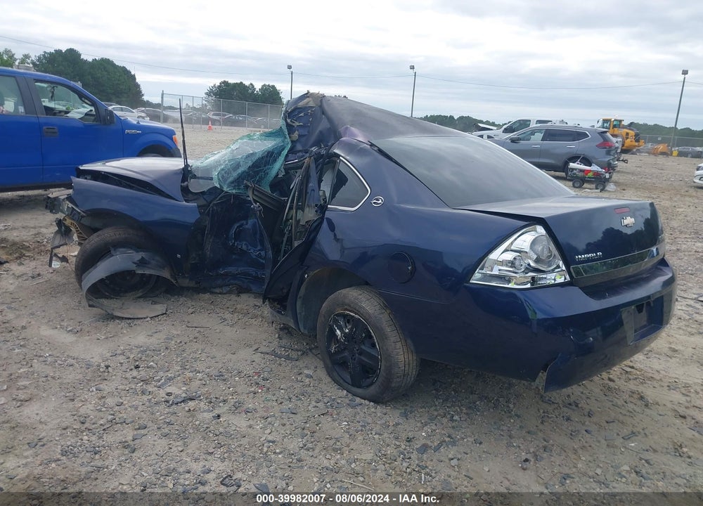 2008 CHEVROLET IMPALA LS VIN: 2G1WB58KX81266982
