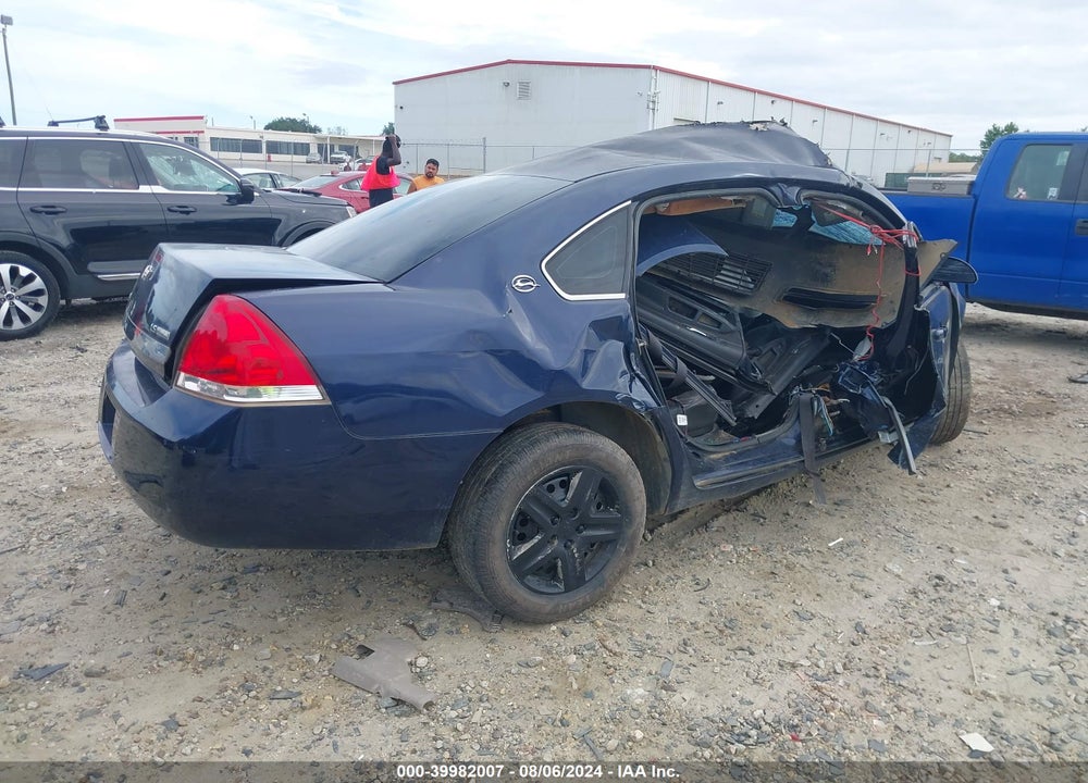 2008 CHEVROLET IMPALA LS VIN: 2G1WB58KX81266982